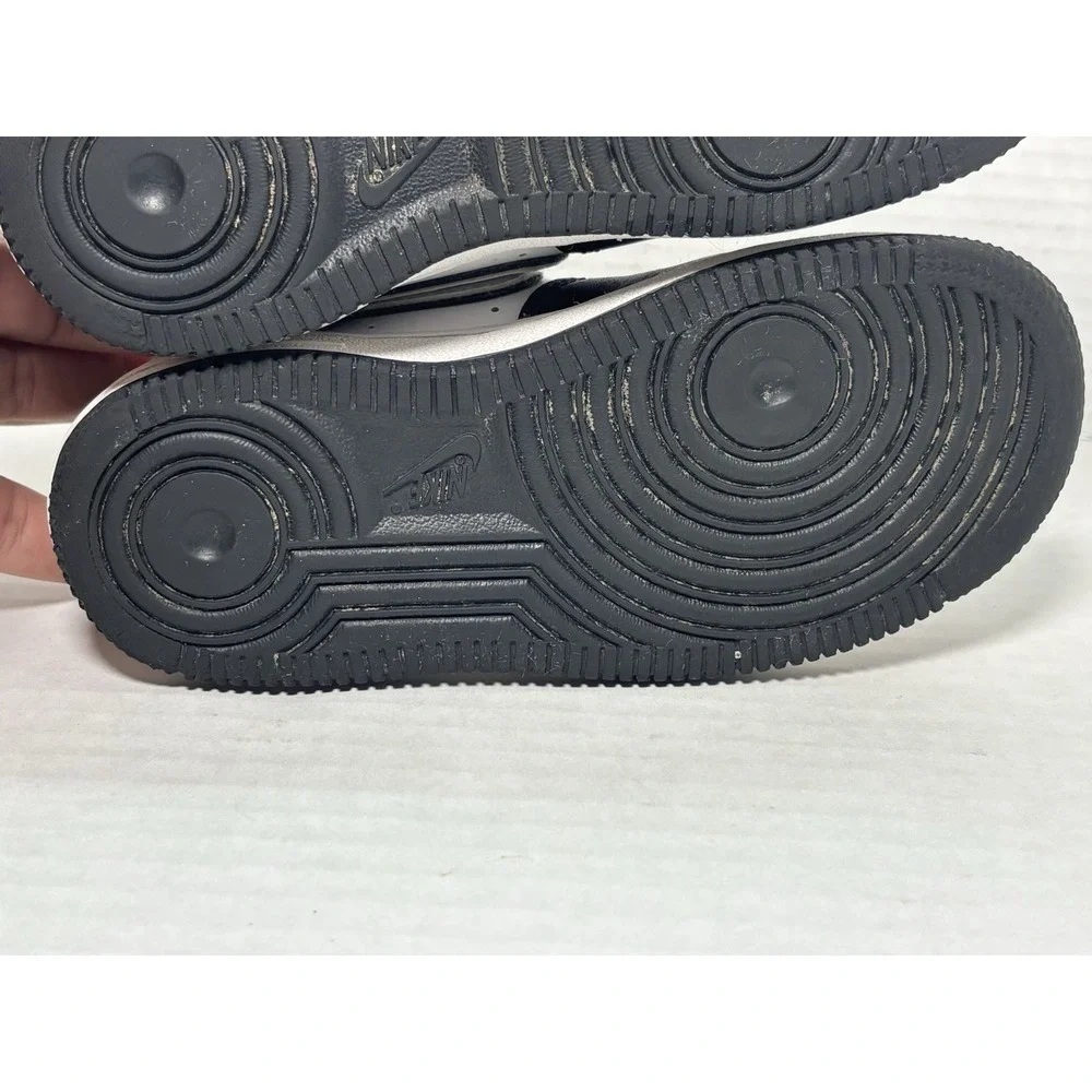 Nike Air Force 1 Black White Panda Basketball Shoes DV1623-001 Toddler Size 11.5